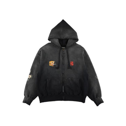 VIETNAM ZIP HOODIE AGED