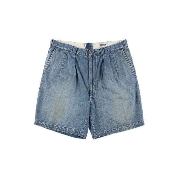 US ARMY DENIM SHORTS AGED