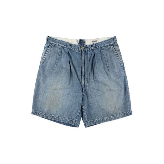 US ARMY DENIM SHORTS AGED