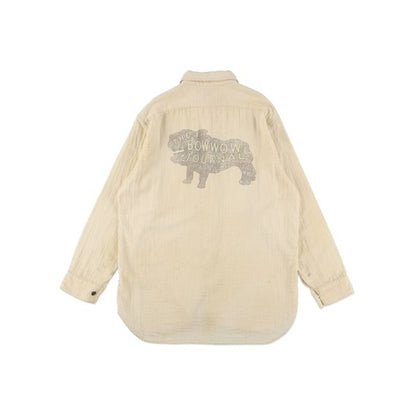 THE BOW WOW JOURNAL GAUZE SHIRT AGED