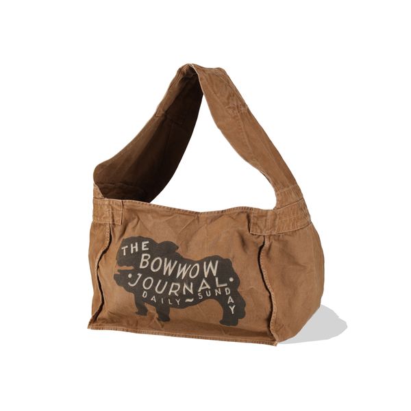 THE BOW WOW JOURNAL NEWSPAPER BAG AGED
