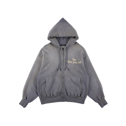 THE DITC JOURNAL ZIP HOODIE AGED
