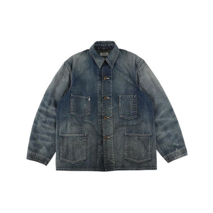HERITAGE DENIM CHORE COAT AGED