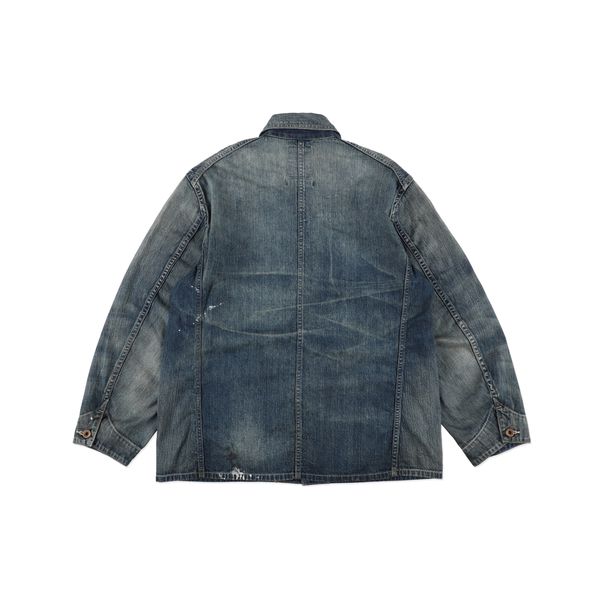 HERITAGE DENIM CHORE COAT AGED