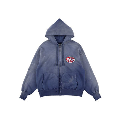 FER MOTORSPORT ZIP HOODIE AGED