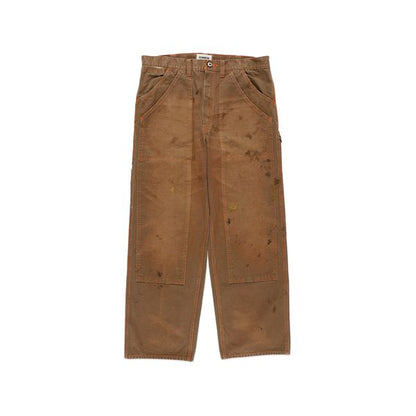 BROWN DUCK DOUBLE KNEE PANTS AGED