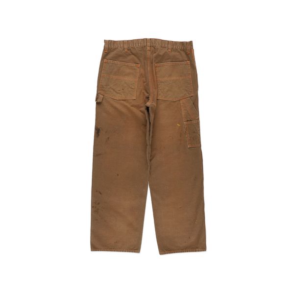 BROWN DUCK DOUBLE KNEE PANTS AGED