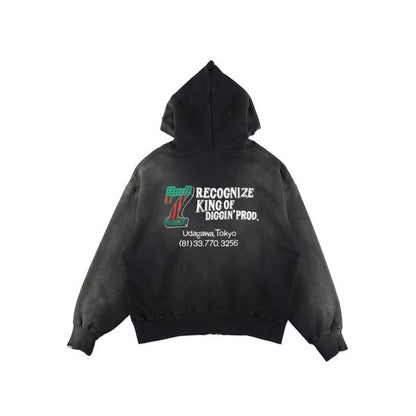 #7 VINYL ZIP HOODIE AGED